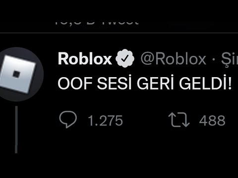 ROBLOX OOF SESİ GERİ GELDİ !! (NASIL GERİ GETİRİLİR)