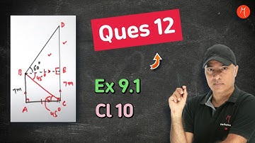 Question 12 - Ex 9.1 | Class 10 | Ch 9 |  Some Applications of Trigonometry | NCERT Maths | CBSE