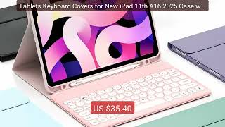 Tablets Keyboard Covers For New Ipad 11Th A16 2025 Case With ... Amazing Value 2026 Must Have