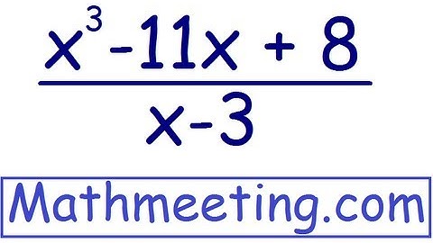Synthetic Division of Polynomials