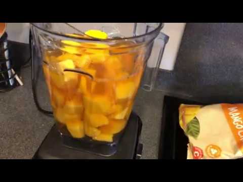 techtalk:-2-ingredient-mango-smoothie-with-the-vitamix-venturist-v1200-costco-blender