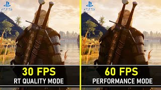 The Witcher 3 Next Gen Update | PS5 | Quality (30 FPS) vs Performance (60 FPS) | Graphics Comparison