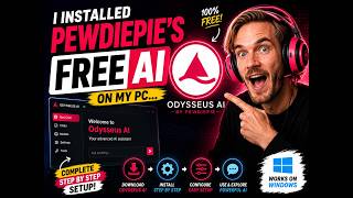 I Installed PewDiePie’s FREE AI on My PC… Complete Odysseus AI Setup 🤯