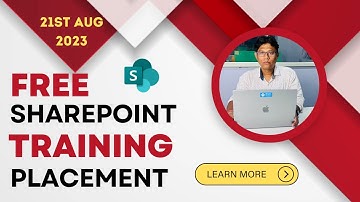 FREE SharePoint Online Live Training & Placement | Starting from 21st Aug 2023 | ThePrimeJobs.com