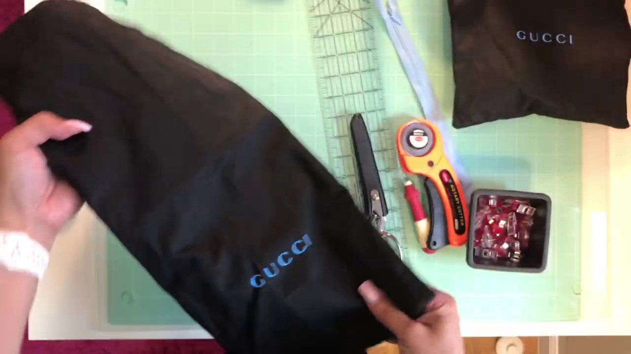 Gucci Dust Bag DIY 