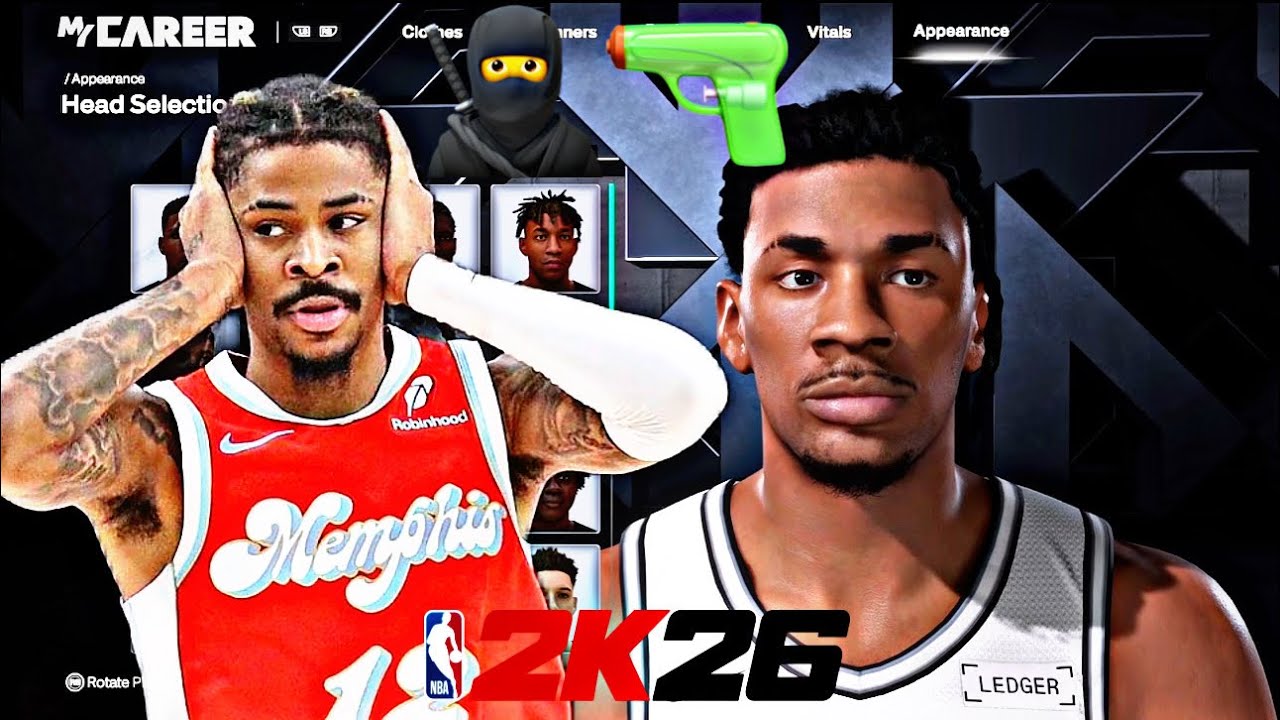 INDISTINGUISHABLE JA MORANT FACE CREATION 2K26