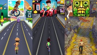 Little Singham Cycle Race 🆚 Kicko & Super Speedo 🆚 Temple Run 2 New Update screenshot 4