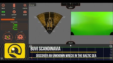 Oceanbotics SRV 8 ROV with Oculus sonar. Wreck in the baltic sea. Discovery by BUVI Scandinavia