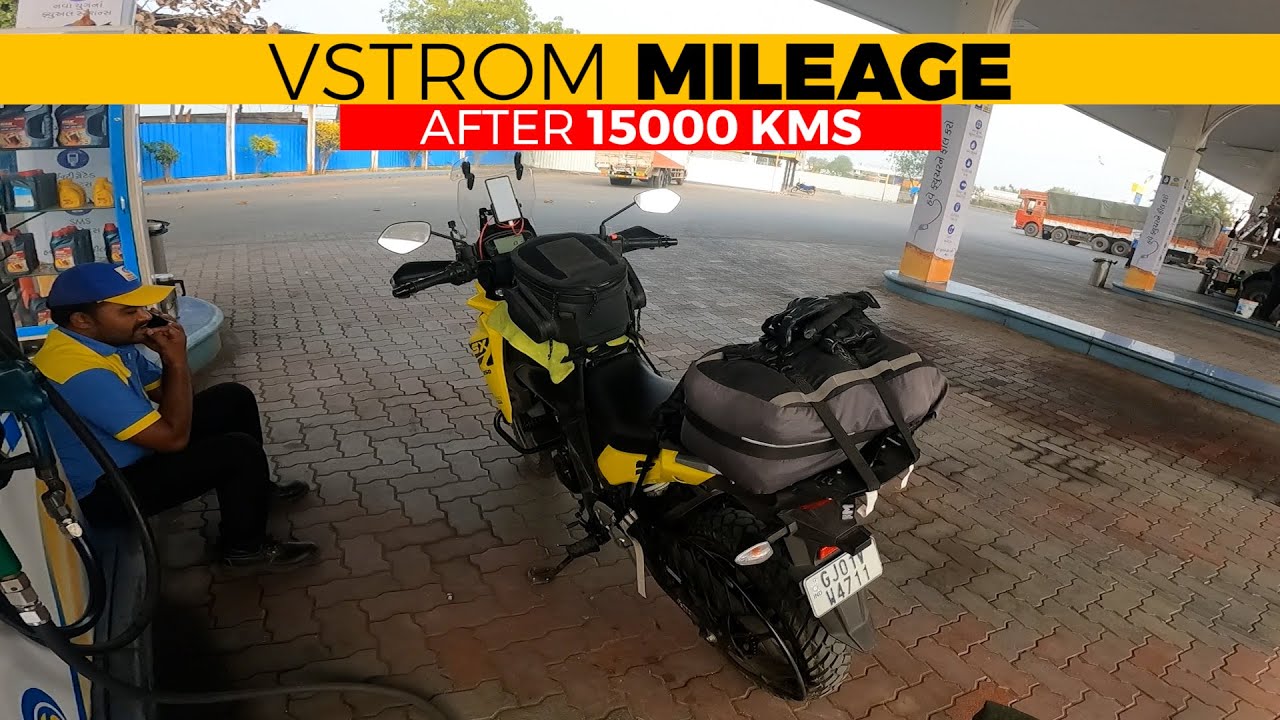 Suzuki Vstrom 250CC Mileage after 15000 Km | V-Strom Mileage before 4th Service