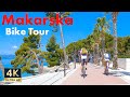 Makarska Riviera 🇭🇷 Croatia 4K Bike Tour Makarska Baska Voda Brela 2022