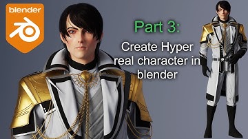 Blender Character Sculpting and modeling Part 3