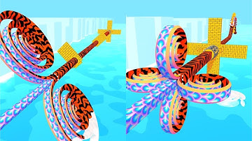 Spiral Rider! Very Satisfying And Relaxing ASMR Slicing Game