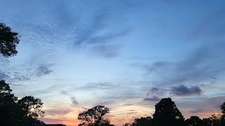 SO BEAUTIFUL Today s moonset then sunset THE END IS THE BEST