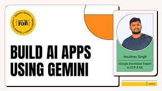 Build AI apps using Gemini [Workshop] | Hack This Fall 2024 Virtual 🚀