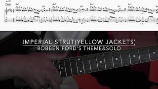 Video thumbnail of "Imperial Strut(YellowJackets) Robben Ford Guitar"
