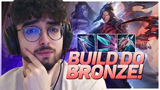 TESTEI A BUILD DO KAYN BRONZE (HORRIPILANTE)