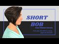 SHORT BOB delicado com franjão