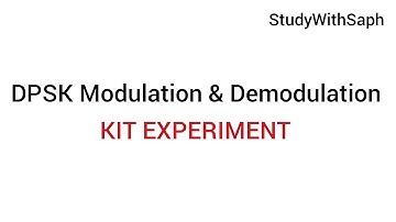 DPSK Modulation and Demodulation | KIT EXPERIMENT