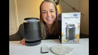 Fly Trap Indoor, Bug Light Trap Indoor, Remote Control Fruit Fly Trap- REVIEW- Effective!
