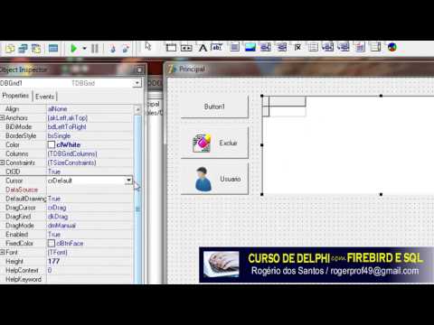 DelphiFacil Aula 16   DBGrid para listar registros