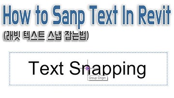 How to snap Text or Label In Revit | Revit Tips