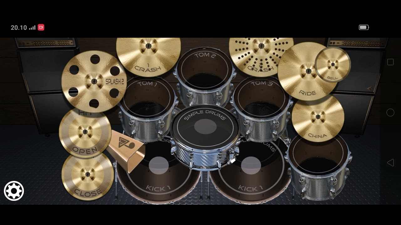 Lagi main musik drum