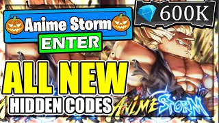 Anime Storm Simulator (OCTOBER 2021) CODES *HALLOWEEN* ALL NEW ROBLOX Anime Storm Simulator CODES