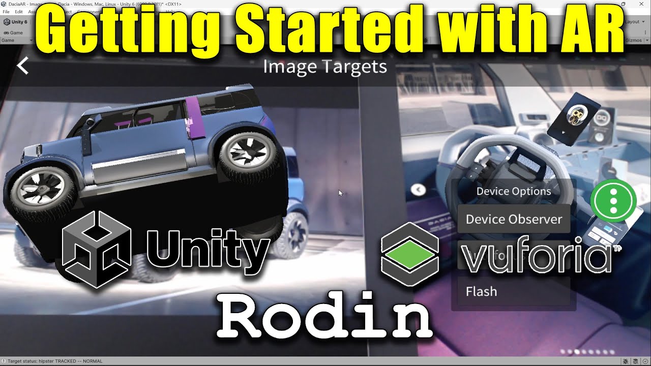 Step by Step Create an AR Experience in Unity using Vuforia and Rodin3D ...