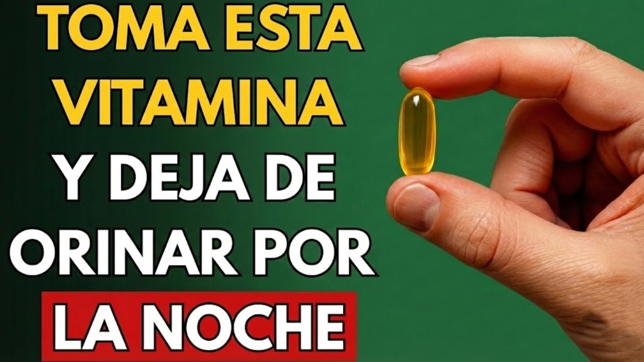 ¡Milagro! La ÚNICA Vitamina para NO ir al BAÑO en la NOCHE Después de los 50