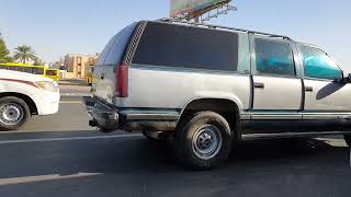 قومة جمس سوبربان ٩٤ ٤٥٤ ... 94 GMC Suburban 454 acceleration #gmc #جمس454