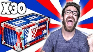 30 ROCKET LEAGUE OVERDRIVE CRATE OPENING!