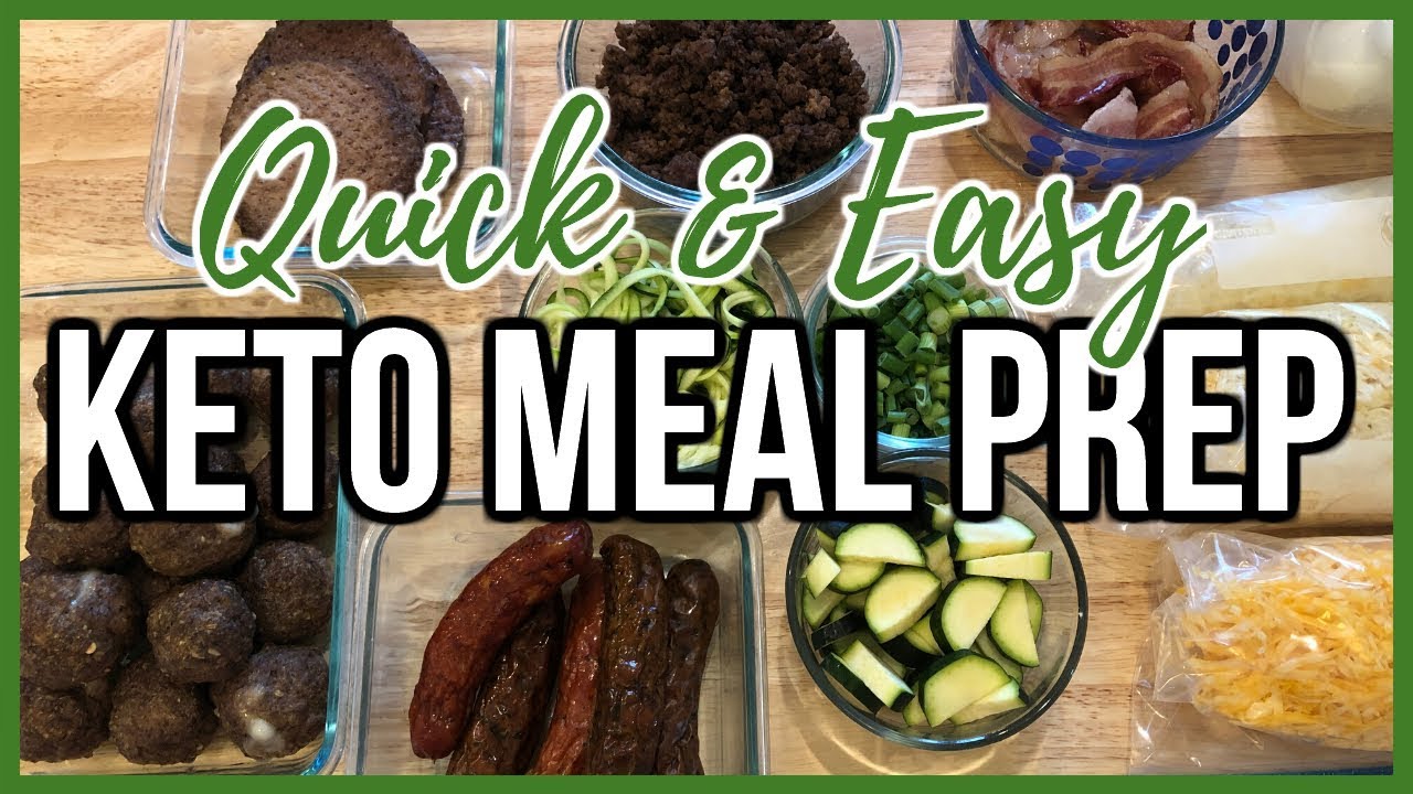 Easy Keto Meal Prep | How I prep to lose weight on keto - YouTube