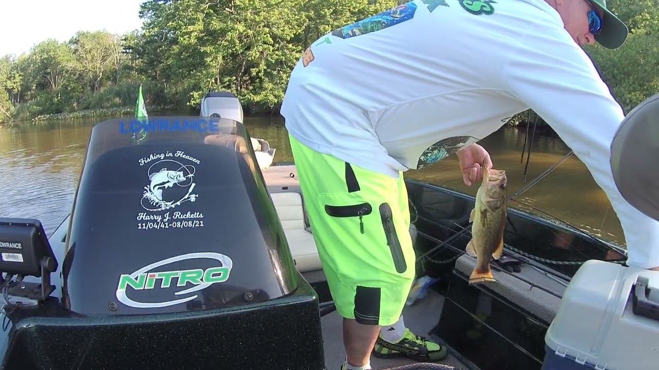 Largemouth Bass on a custom Don Nelson Hawg-Kawler