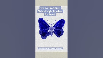 Free Procreate Brushes, Shibori style… #textiledesign #surfacepattern #procreate