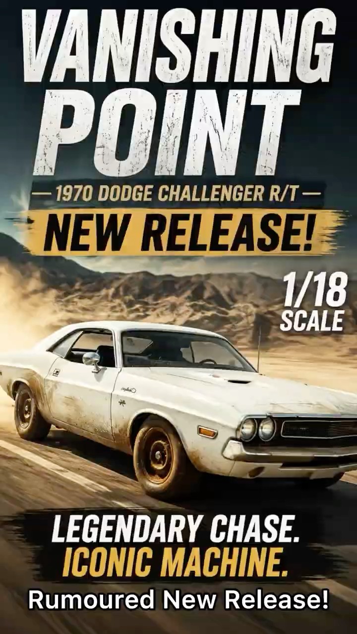 New 1/18 Vanishing Point Dodge Challenger Release? - YouTube