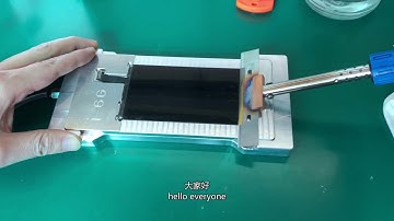 Sameking polarizer remove mold from ip5-ip8p. glue remove mold, polarizer film mold