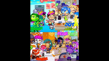 DISGUST, FEAR, ANGER and JOY / INSIDE OUT 2 Part 2/ Avatar World 🤪🥰. #avatarworld #insideout2