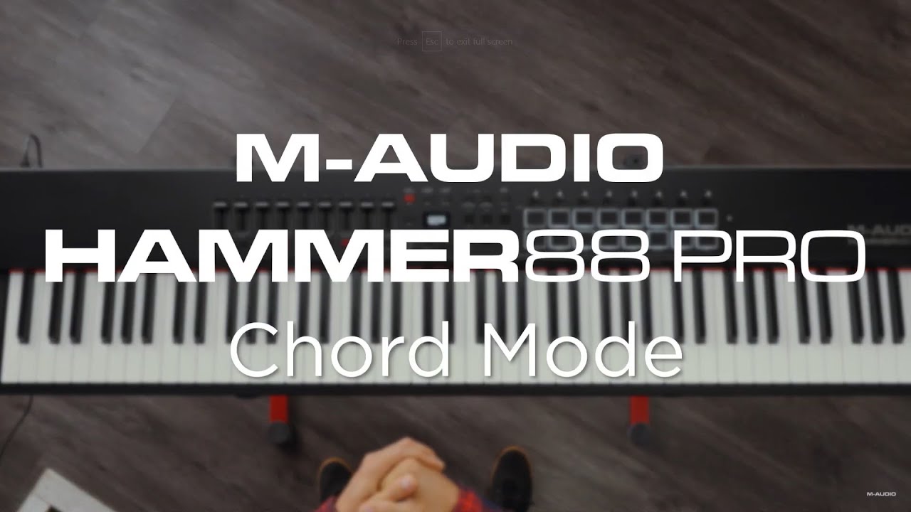 Contrôleur MIDI USB avec 88 touches M-Audio Hammer 88