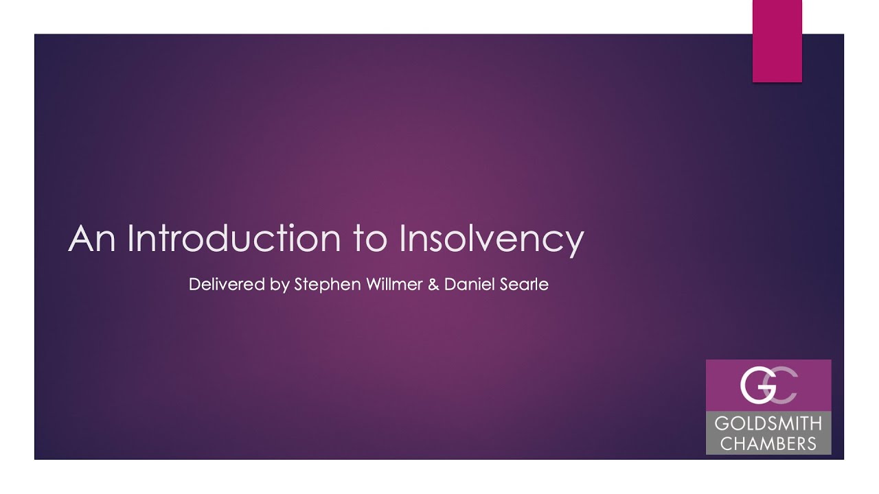 A Beginners Guide To Insolvency