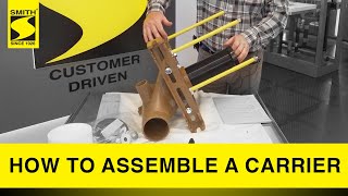 How to Assemble a Labor Saver® Quarterback Water Closet Carrier | Jay R. Smith Mfg. Co.