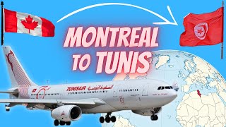 AVOID THIS FLIGHT!| Tunisair's Longest Route in ECONOMY | Montreal to Tunis