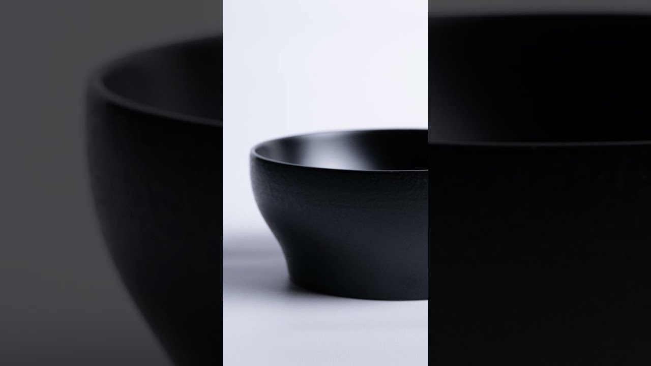 美しい黒を食卓へ。赤木明登さんの漆器「正法寺椀 」 - YouTube