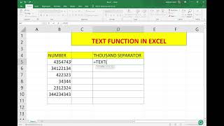 Excel TEXT Function Explained | Format Dates, Numbers & Time Easily #Excel #ExcelTips #ExcelTutorial