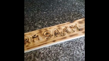 Amazing diy cnc laser burnt bar sign #cncmachine #diy #viralshort ##creative #woodworking