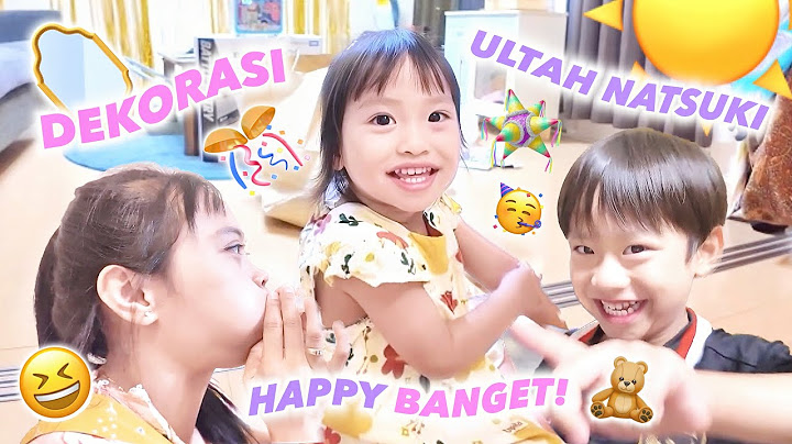 DEKORASI ULTAH MAS NATUSUKI SEDERHANA BESTIE