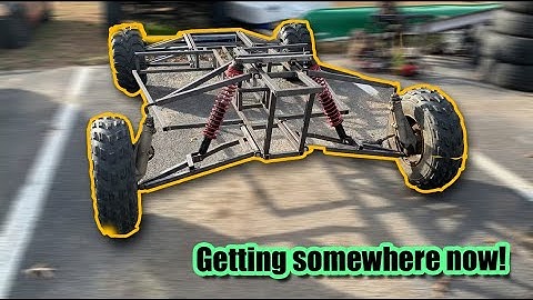 Buggy build episode 3! Rear suspension and front shocks.