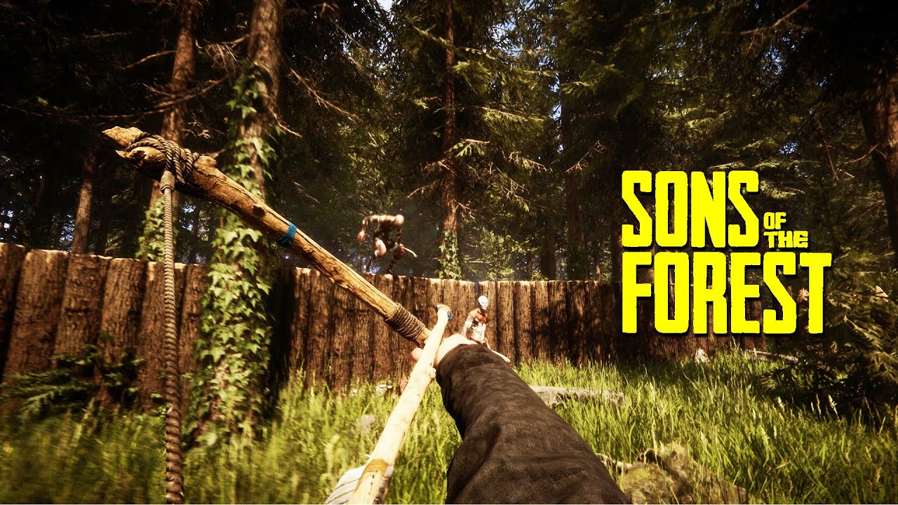 SONS OF THE FOREST Multiplayer Trailer - Combat & Building