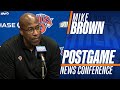 Mike Brown on Knicks' strong second-half in win over Lakers