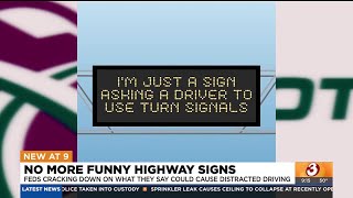 Federal government says ADOT must remove humorous highway signs