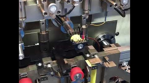 Double Wire Feeding Automatic Coil Winding and Taping Machine